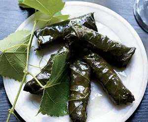 Stuffed grape leaves